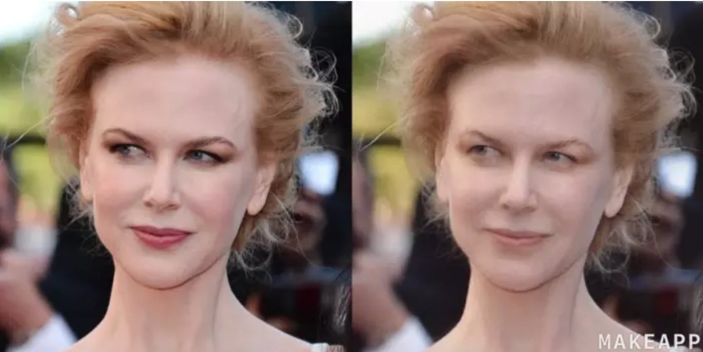 Cuma Pakai Aplikasi, 5 Wajah Artis Hollywood Jika Tanpa Make Up