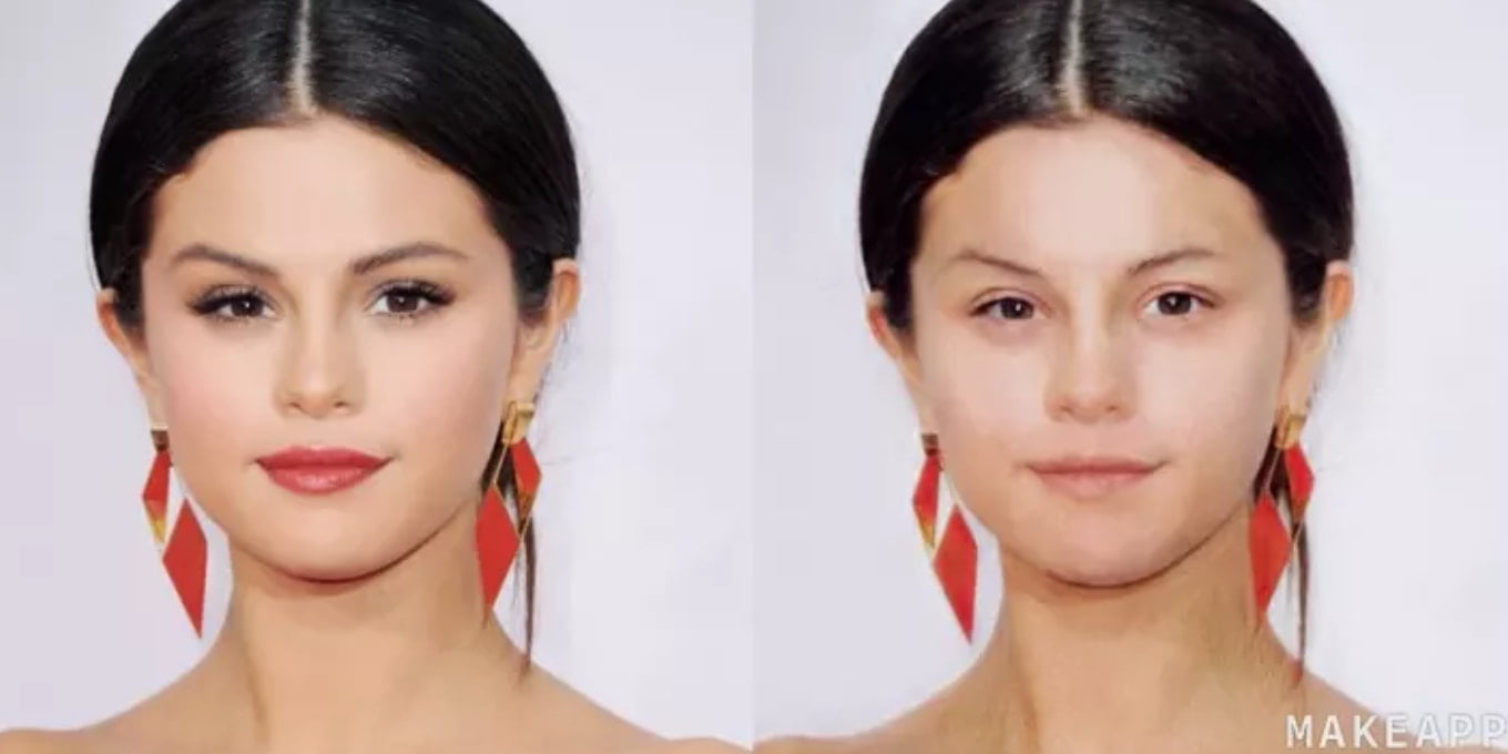 Cuma Pakai Aplikasi, 5 Wajah Artis Hollywood Jika Tanpa Make Up