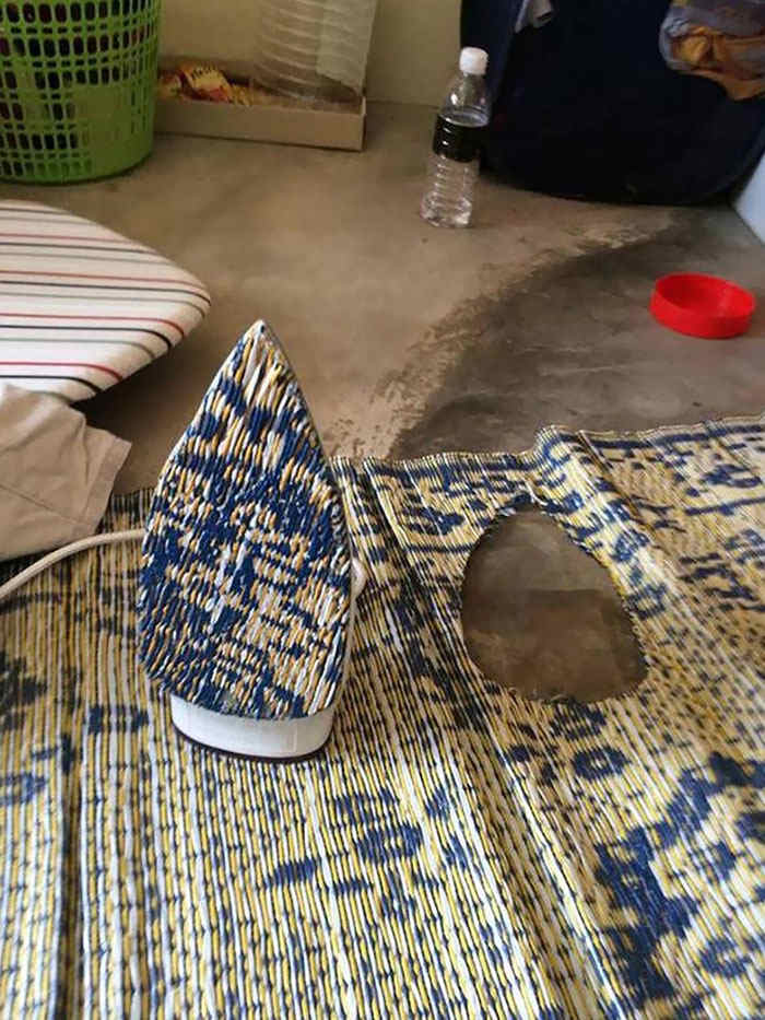 5 Potret Teledor Menggunakan Setrika, Harus Beli Baru Deh