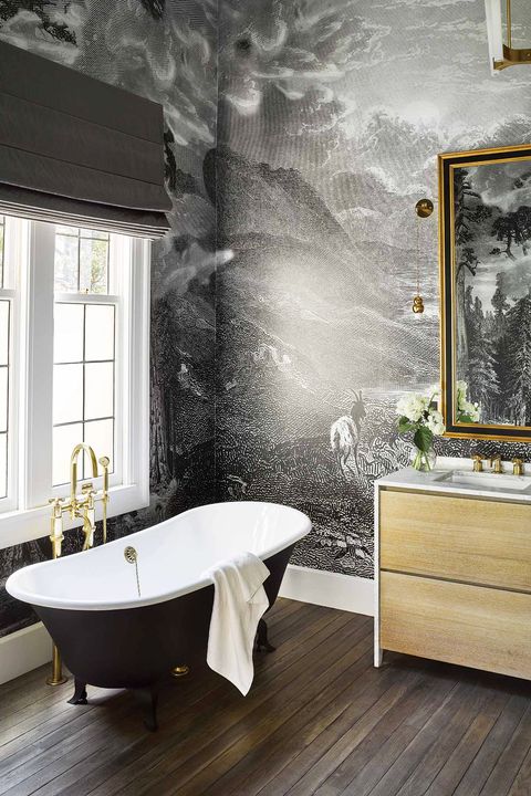 Elegan, 5 Desain Kamar Mandi Kecil dengan Tema Serba Hitam