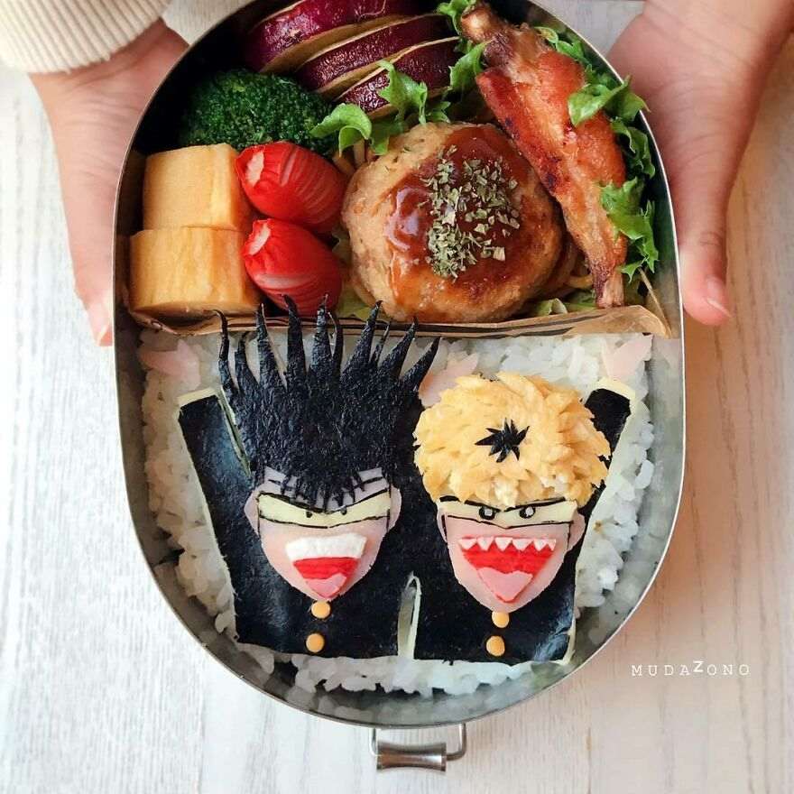 5 Kreasi Bento dengan Karakter Anime, Makanan Favorit Wibu
