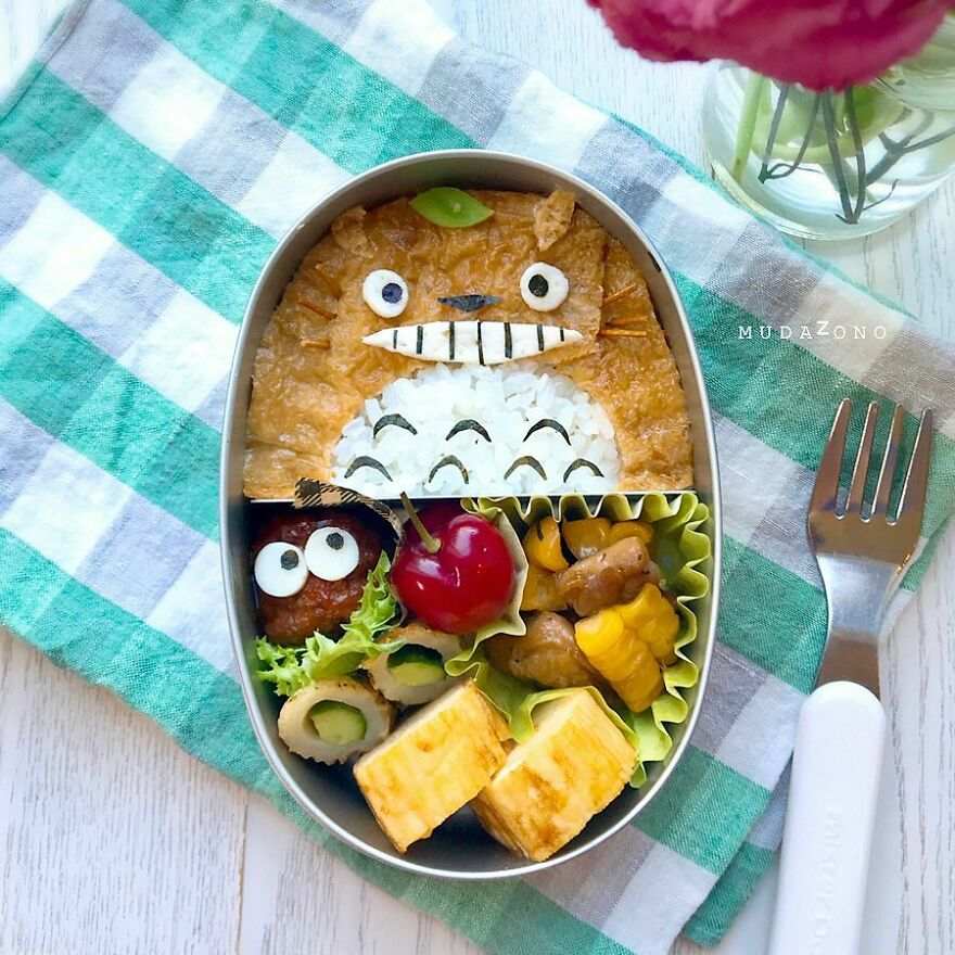 5 Kreasi Bento dengan Karakter Anime, Makanan Favorit Wibu