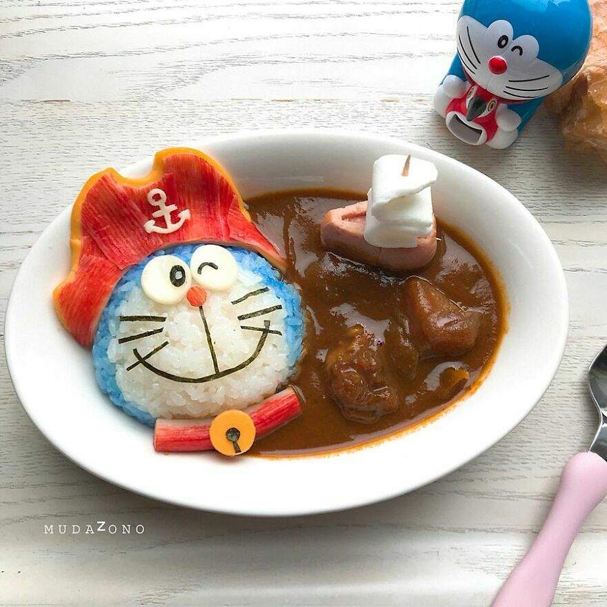 5 Kreasi Bento dengan Karakter Anime, Makanan Favorit Wibu