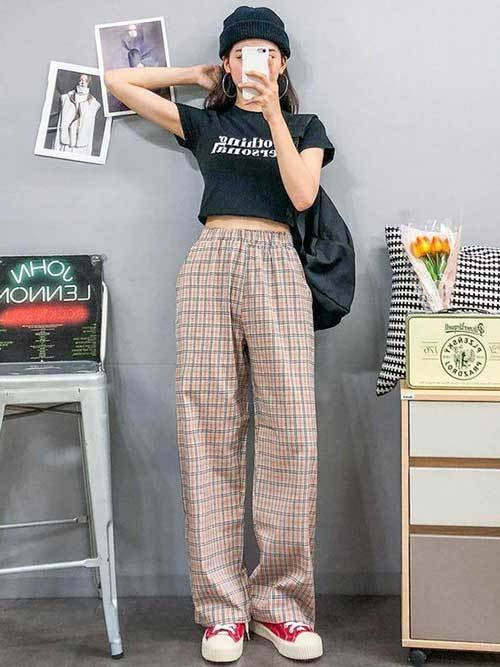 5 Gaya Outfit Casual Ala Cewek Korea, Bikin Jatuh Hati