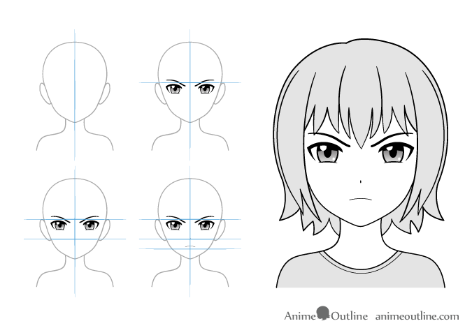 5 Cara Mudah Menggambar Anime dengan Berbagai Ekspresi Wajah