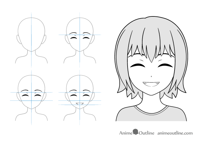 5 Cara Mudah Menggambar Anime dengan Berbagai Ekspresi Wajah