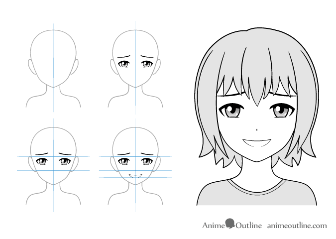 5 Cara Mudah Menggambar Anime dengan Berbagai Ekspresi Wajah