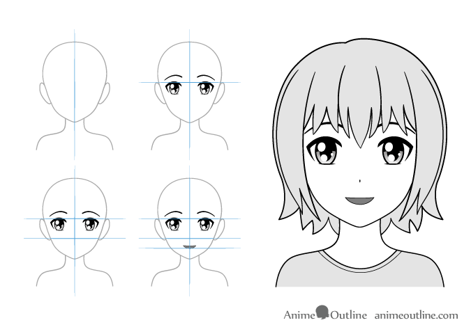 5 Cara Mudah Menggambar Anime dengan Berbagai Ekspresi Wajah