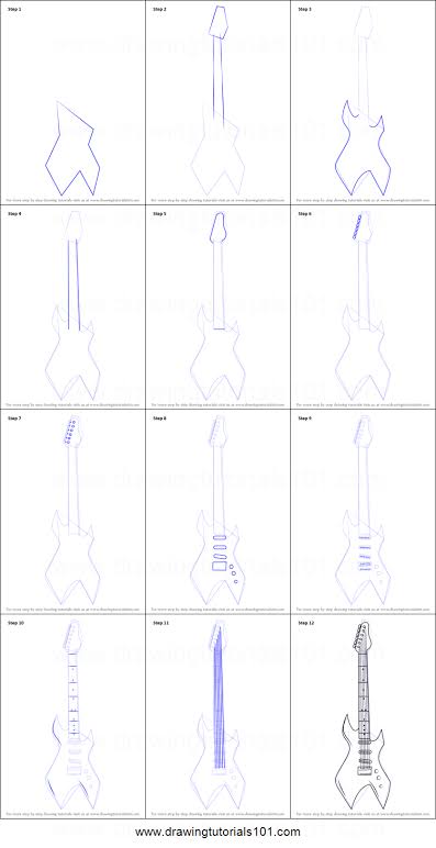 5 Cara Menggambar Gitar, dari yang Biasa hingga Elektrik