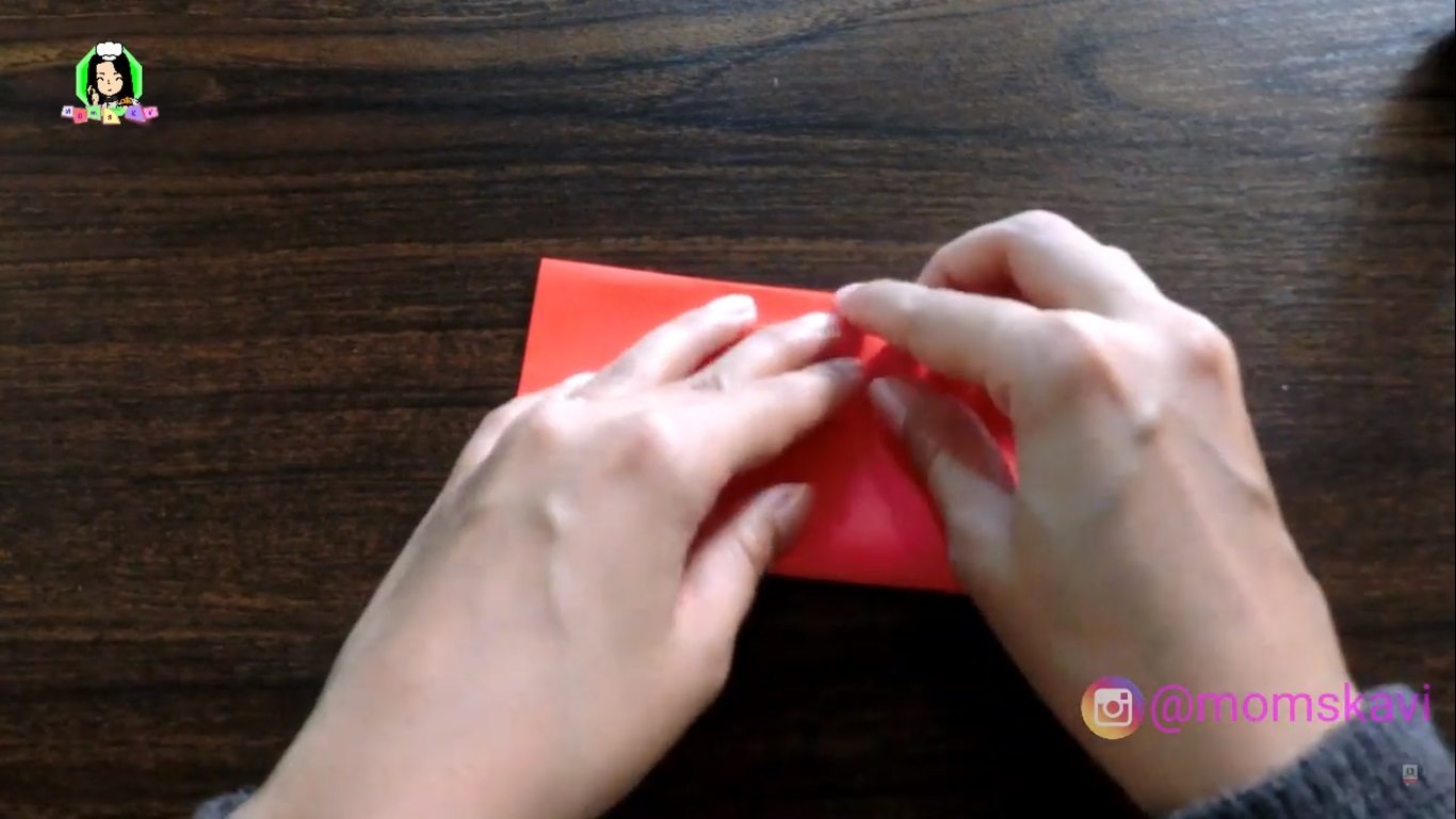 6 Langkah Membuat Origami Love 3D, Spesial Untuk Orang Terkasih