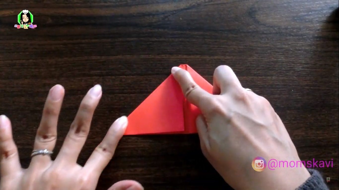 6 Langkah Membuat Origami Love 3D, Spesial Untuk Orang Terkasih