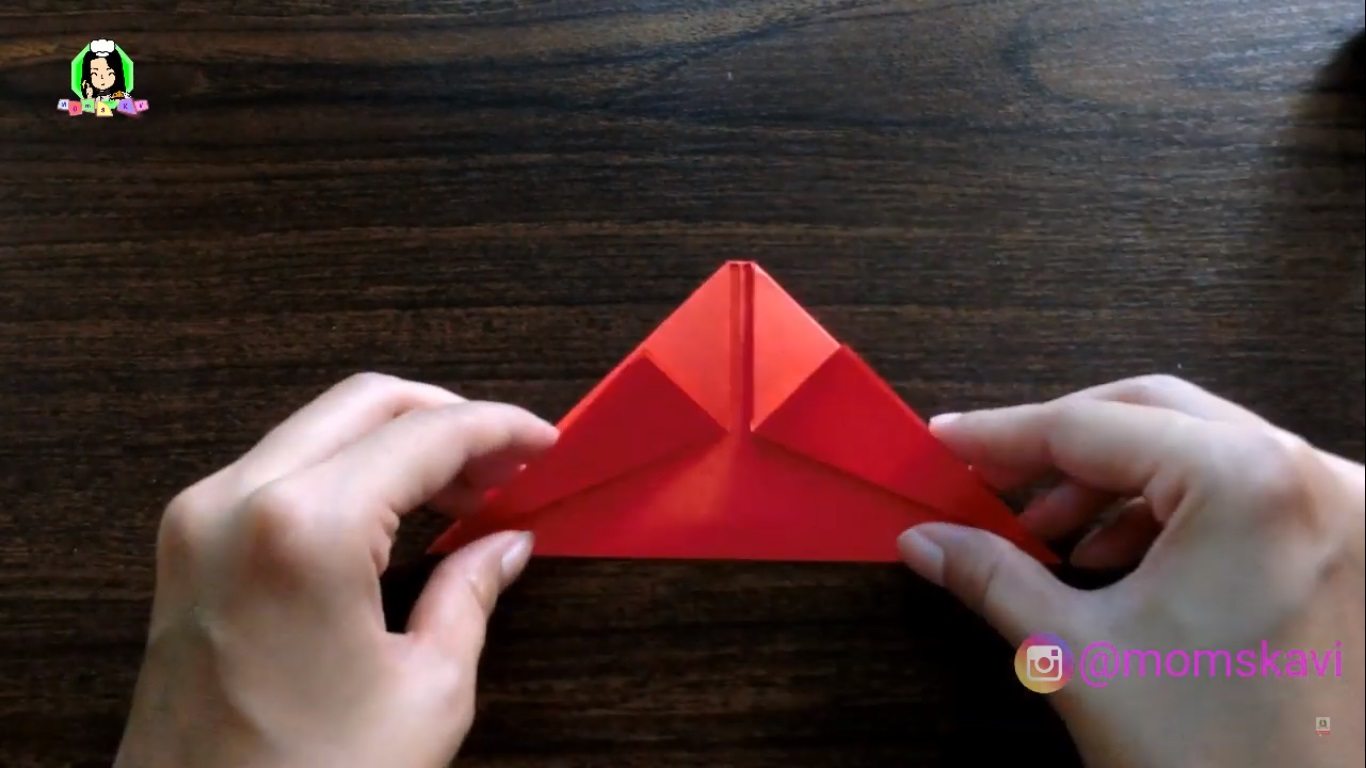 6 Langkah Membuat Origami Love 3D, Spesial Untuk Orang Terkasih