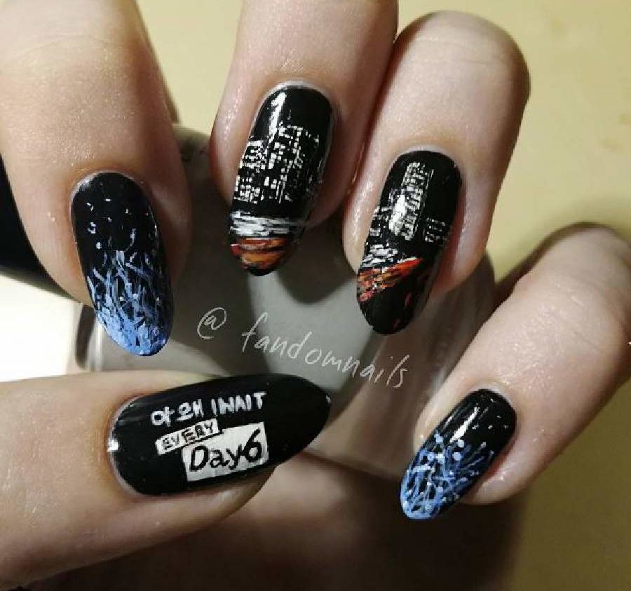 5 Inspirasi Nail Art Fans KPop Ini Desainnya Keren Banget