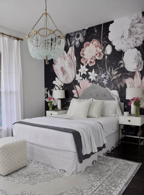 5 Inspirasi Floral Wallpaper, Bikin Ruangan Selalu Cerah
