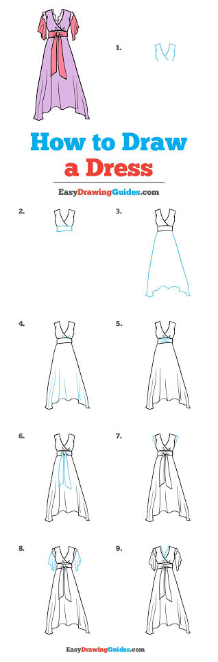 5 Cara Menggambar Dress untuk Desainer Pemula, Mudah Dipraktekan