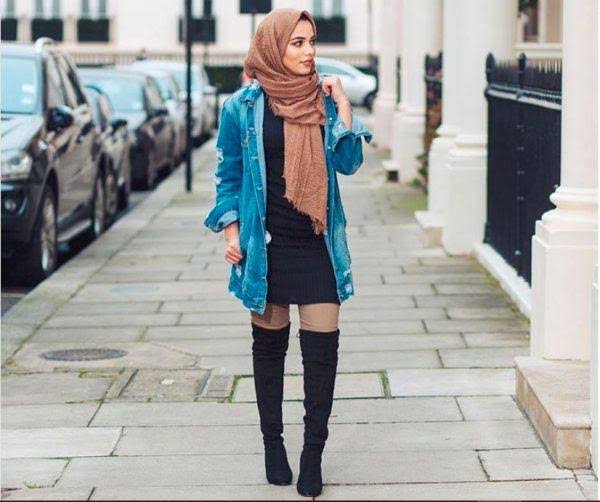 5 Padu Padan Jaket Jeans untuk Hijabers, Stylish Abis