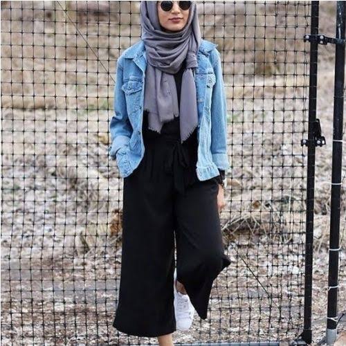 5 Padu Padan Jaket Jeans untuk Hijabers, Stylish Abis