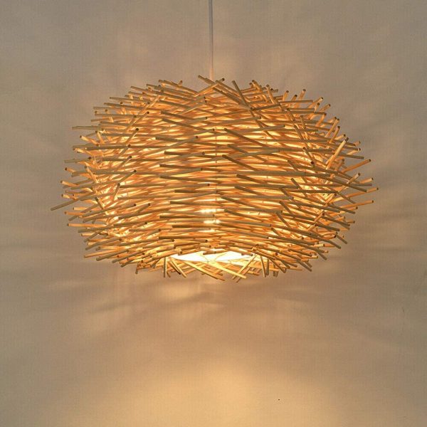 Bahan Alami, 5 Kreasi Lampu Gantung dari Rotan