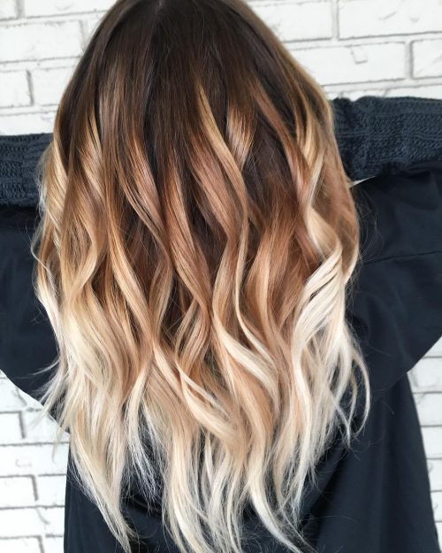 5 Variasi Ombre Pirang, Warna Hitam Sampai Pink