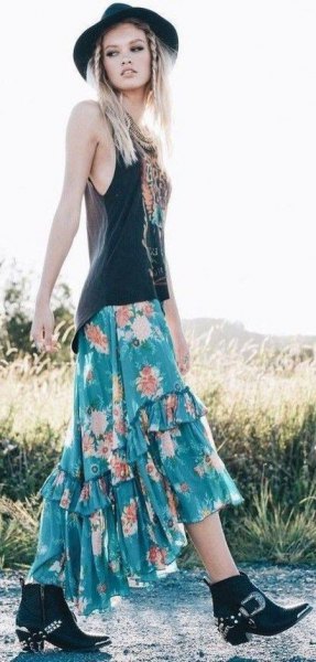 Boho Look, 5 Padu Padan Rok Gipsy untuk OOTD Kece