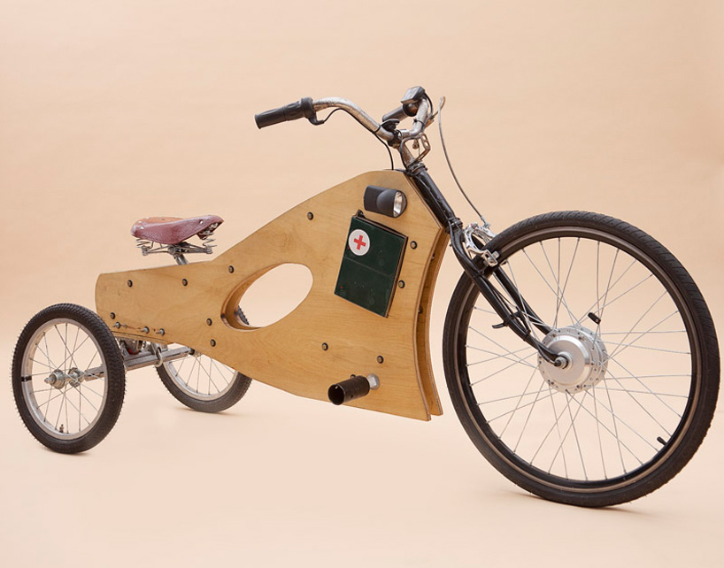 Sepeda Unik Terbuat dari Kayu