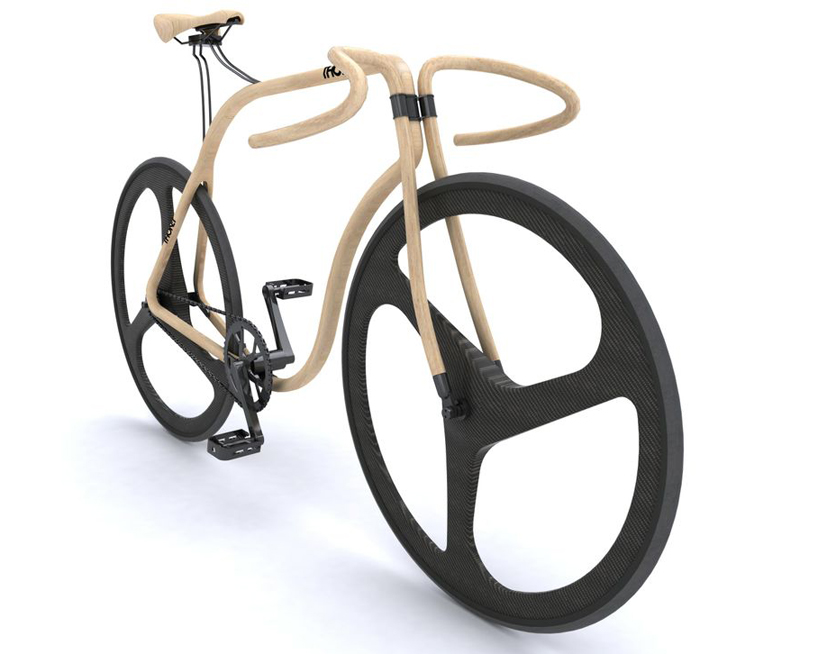 Sepeda Unik Terbuat dari Kayu