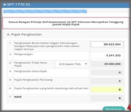Ketahui Cara e-Filing Pajak SPT 1770 SS