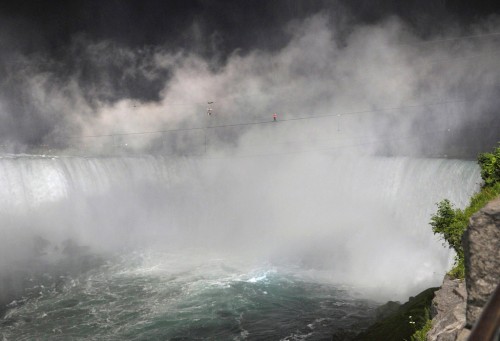 Woww, Pecah Rekor Seberangi Air Terjun Niagara !!!