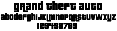 &#91;Share&#93; &quot;Pricedown&quot;, font yang dipake di seri game GTA + Tambahan Font GTA Lainnya