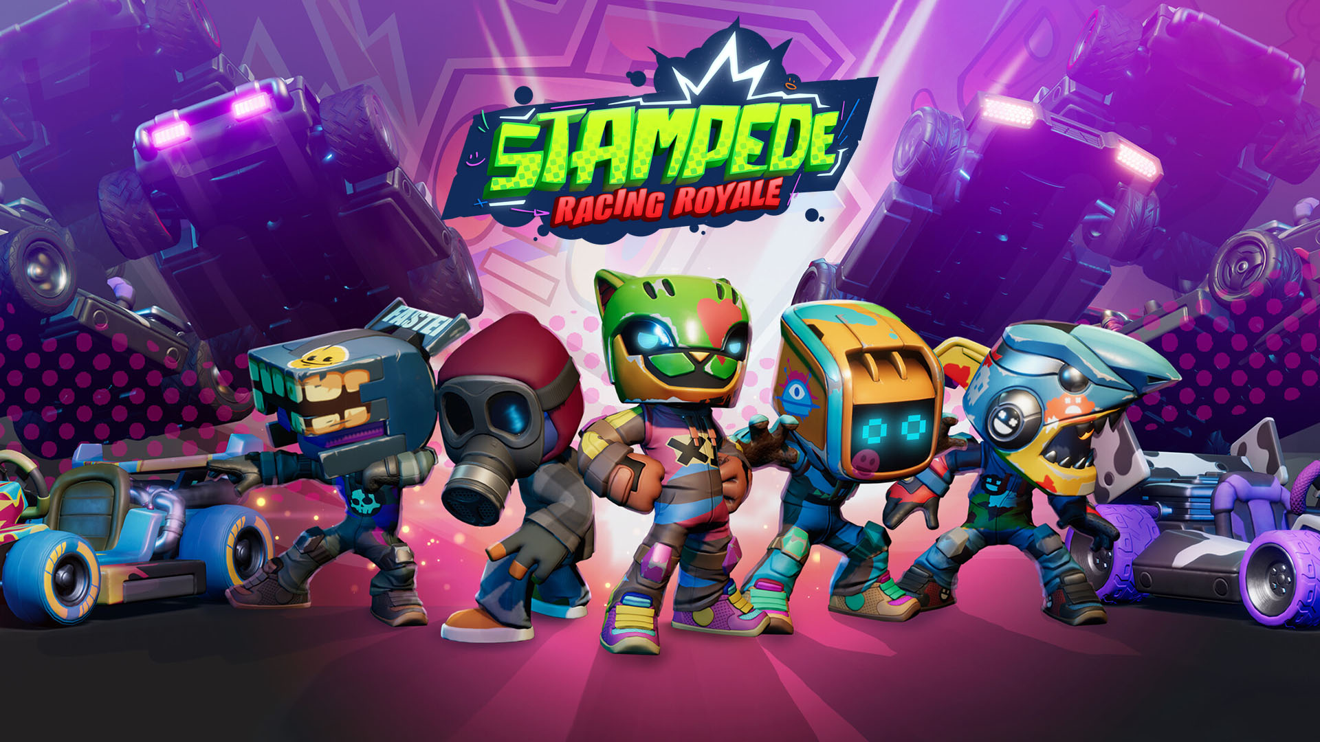 Stampede: Racing Royale - Game Kart Bertahan Hidup dengan 60 Pembalap!