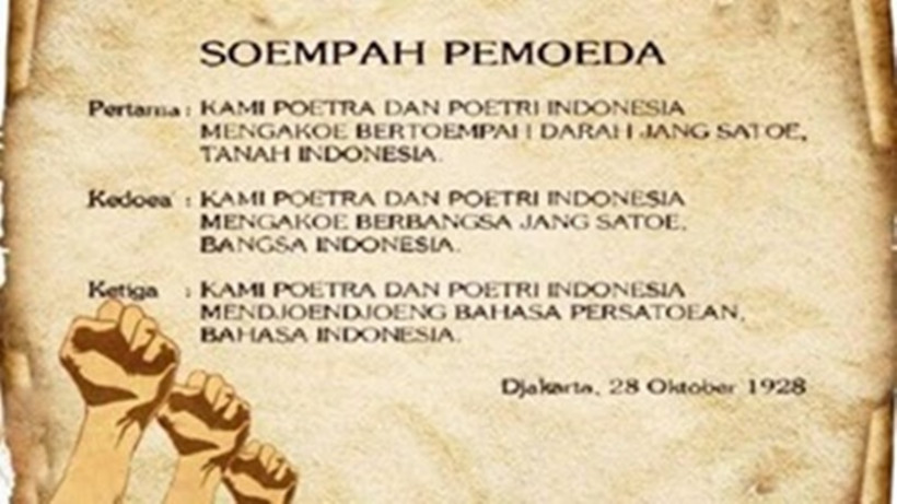 28 Oktober, Ketahui Makna dan Teks Sumpah Pemuda