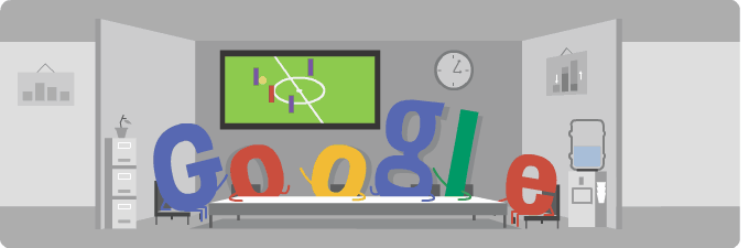 Google logo hari ini gan... sesuai banget dengan kita2 di dunia kerja...