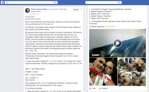 Beredar Rekaman CCTV Penganiayaan Personel TNI Kompi Damuli