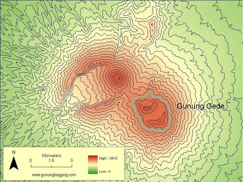 Mengenal Prominence (Kemenonjolan) Sebuah Gunung