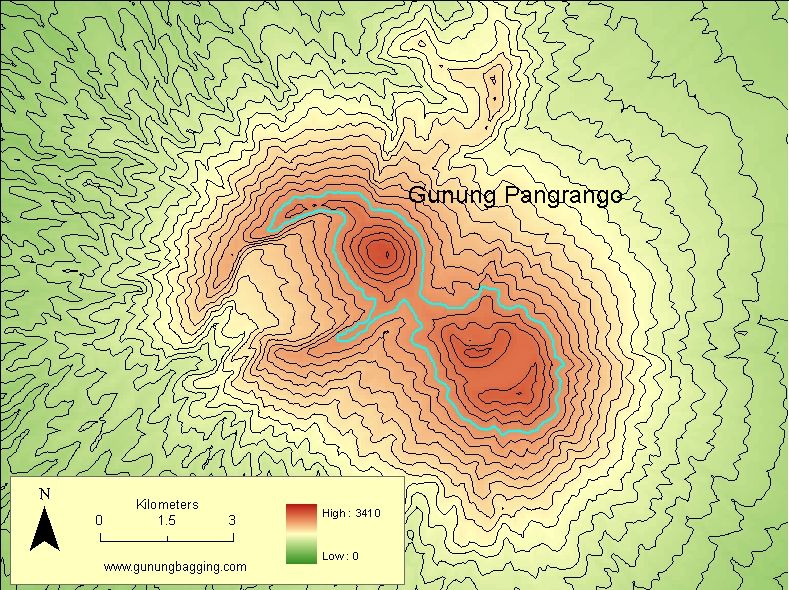 Mengenal Prominence (Kemenonjolan) Sebuah Gunung