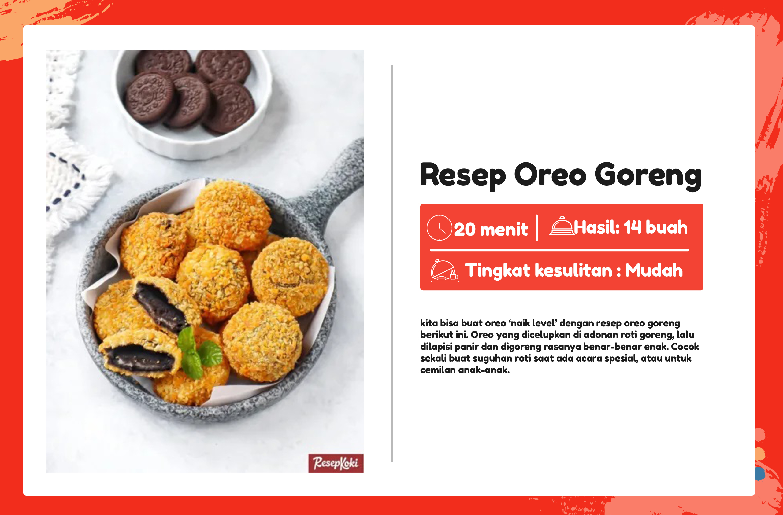 Resep Oreo Goreng