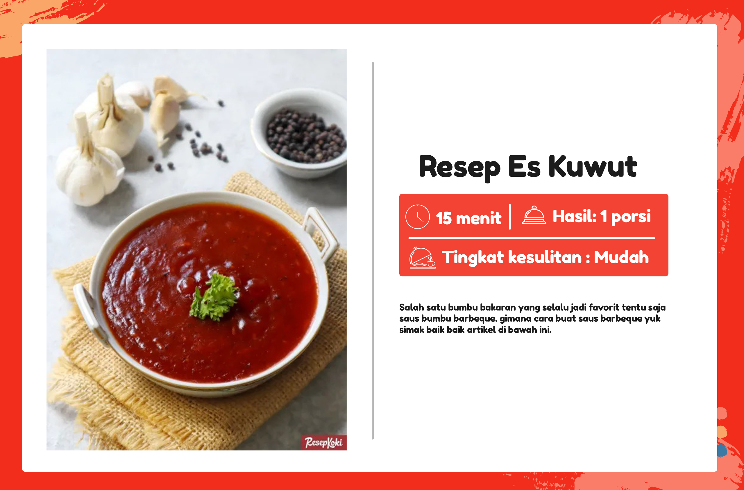 Resep Saus Barbeque