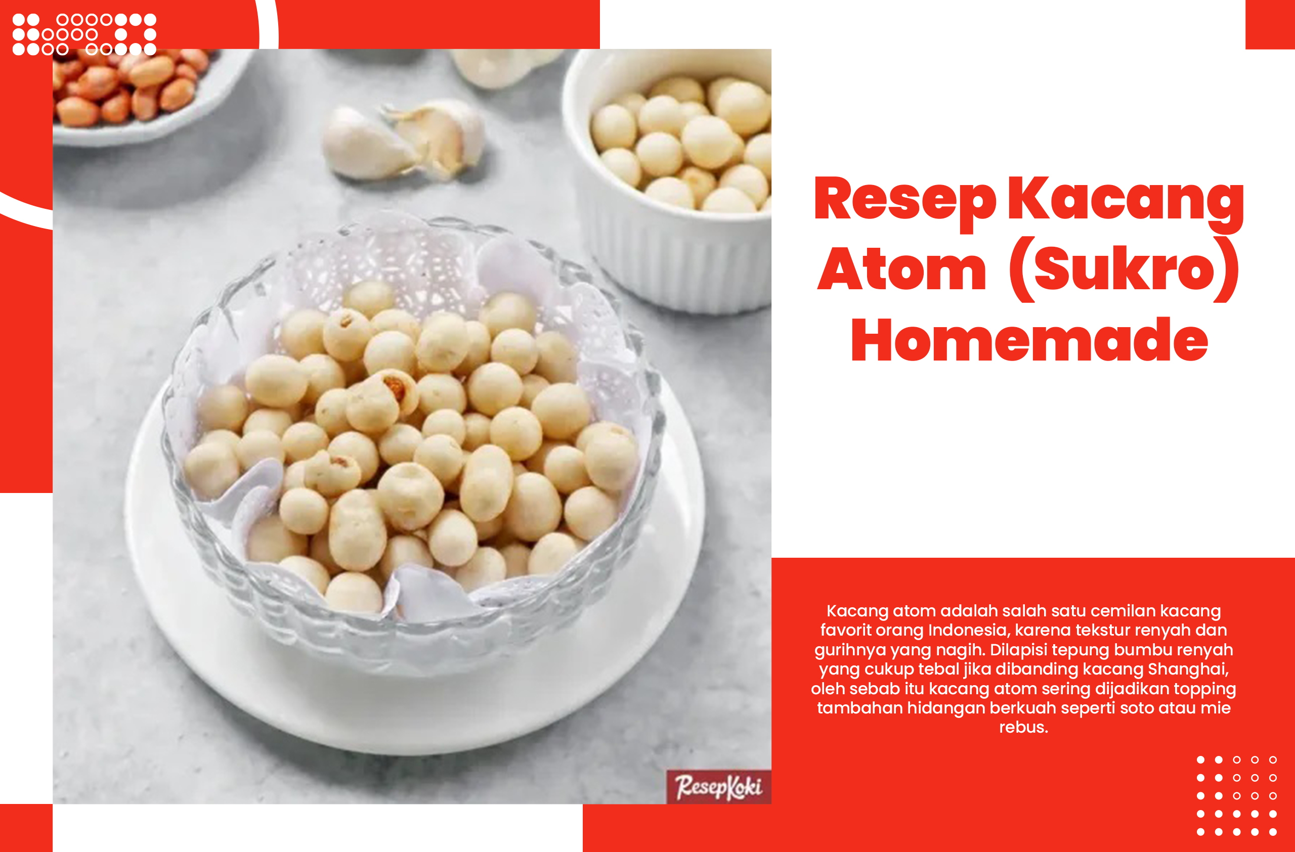 Resep Kacang Atom (Sukro) Homemade