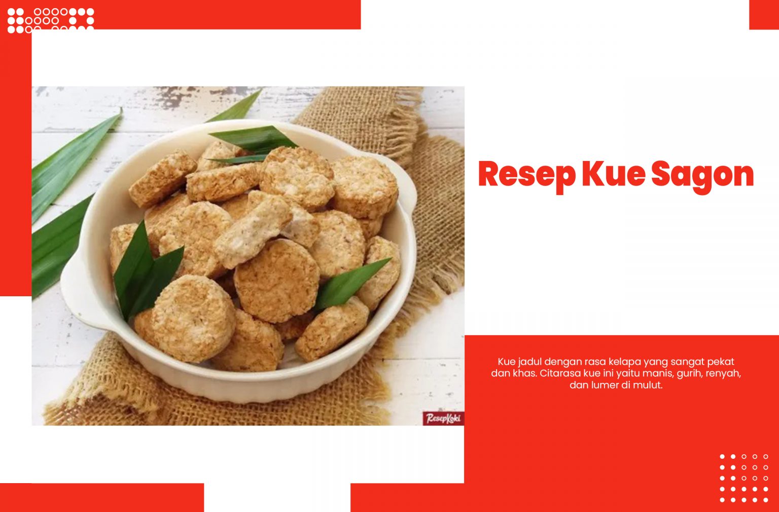 Resep Kue Sagon