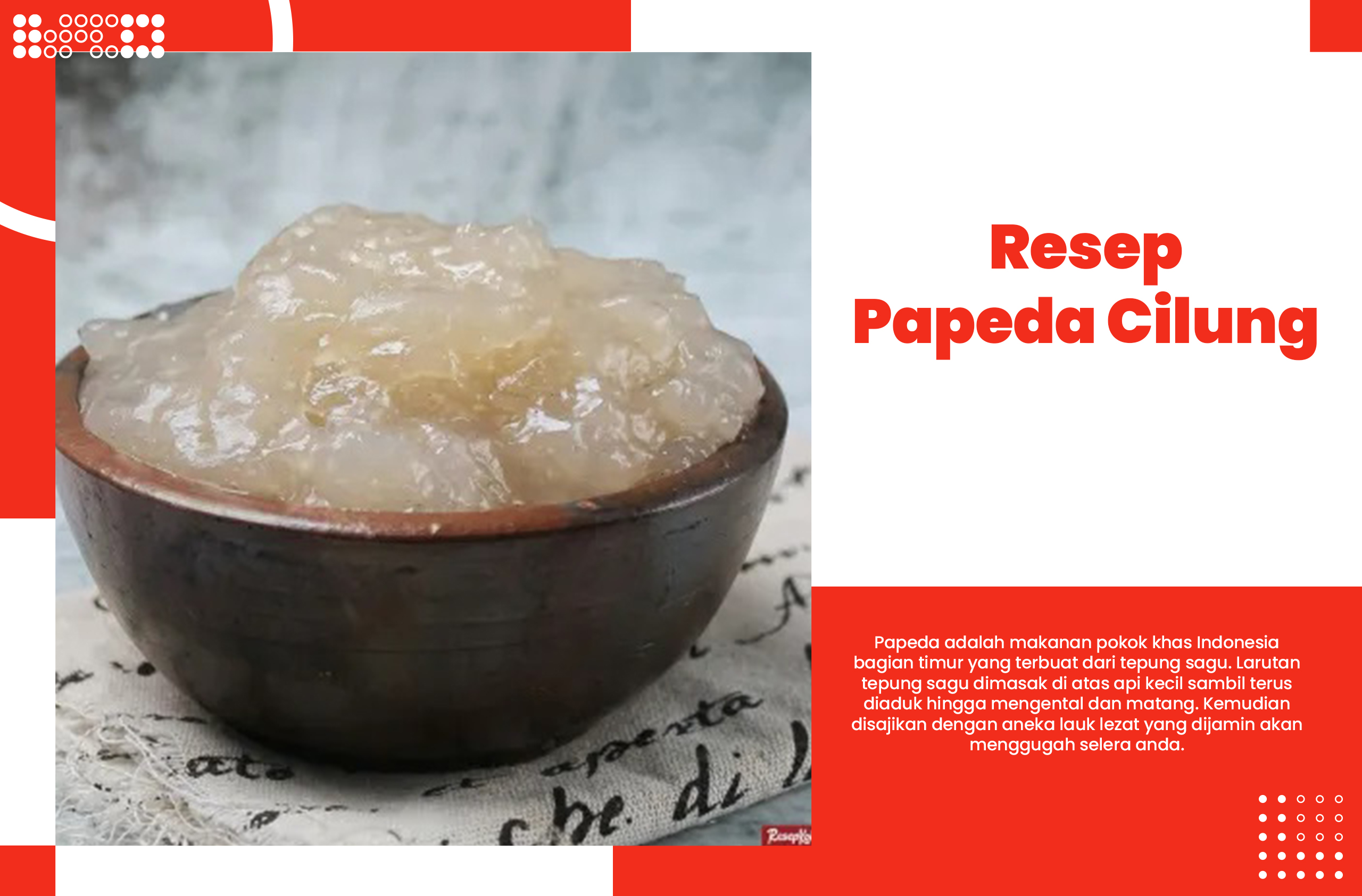 Resep Papeda Cilung