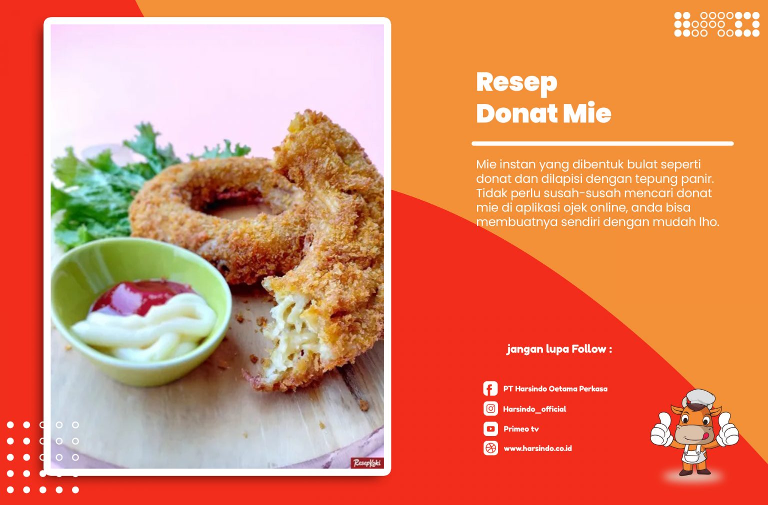 Resep Donat Mie