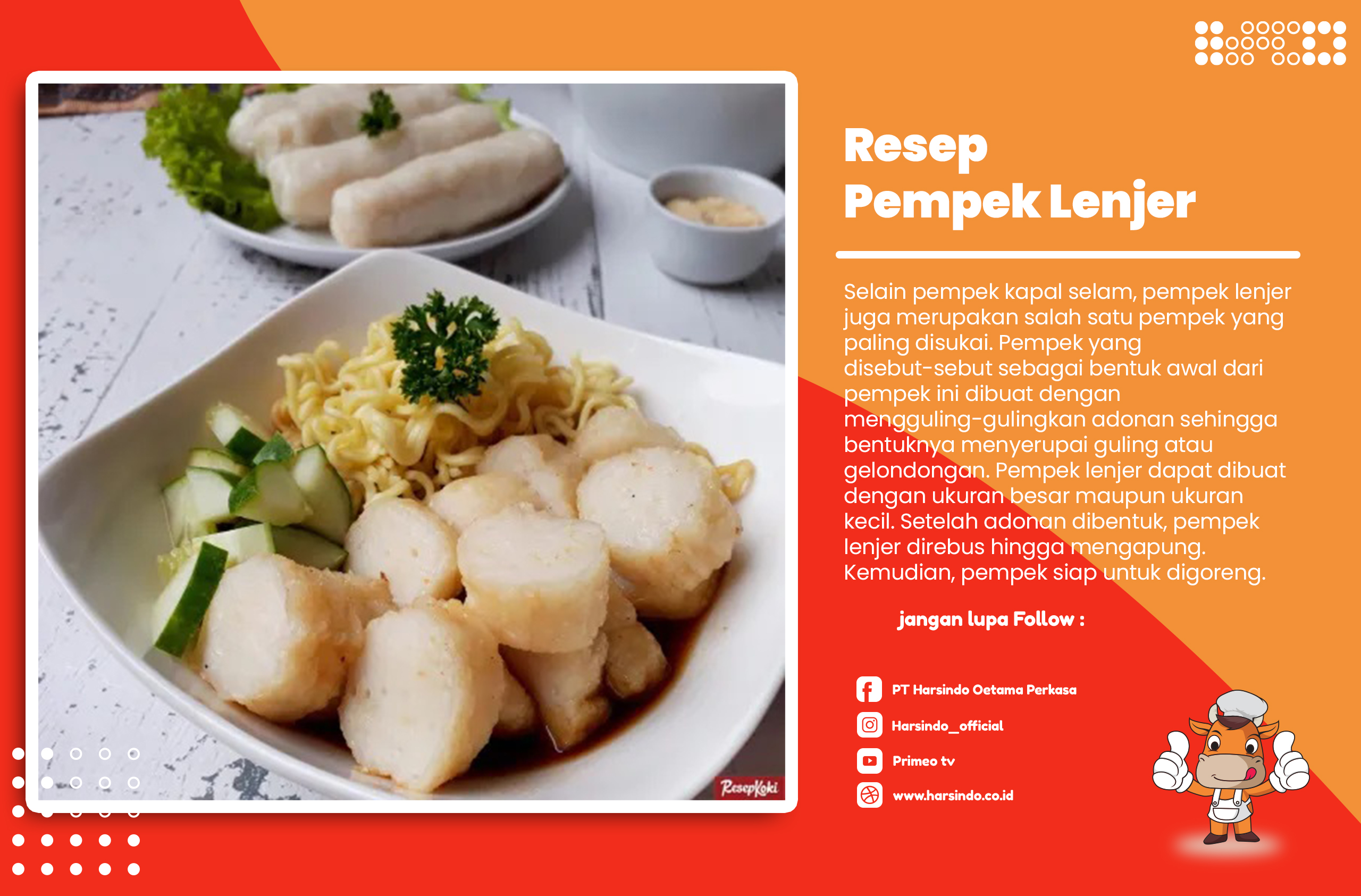 Resep Pempek Lenjer