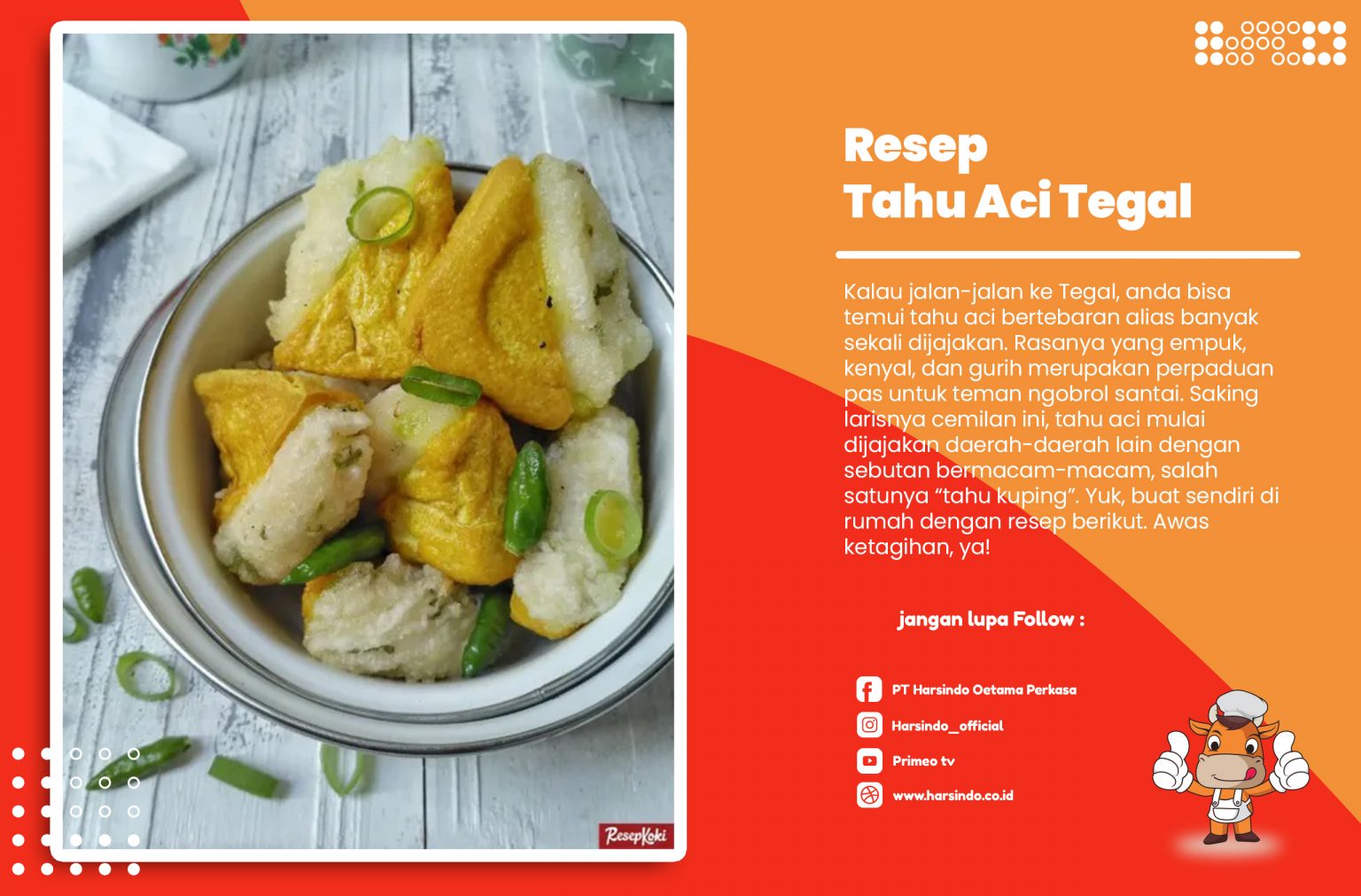 Resep Tahu Aci Tegal