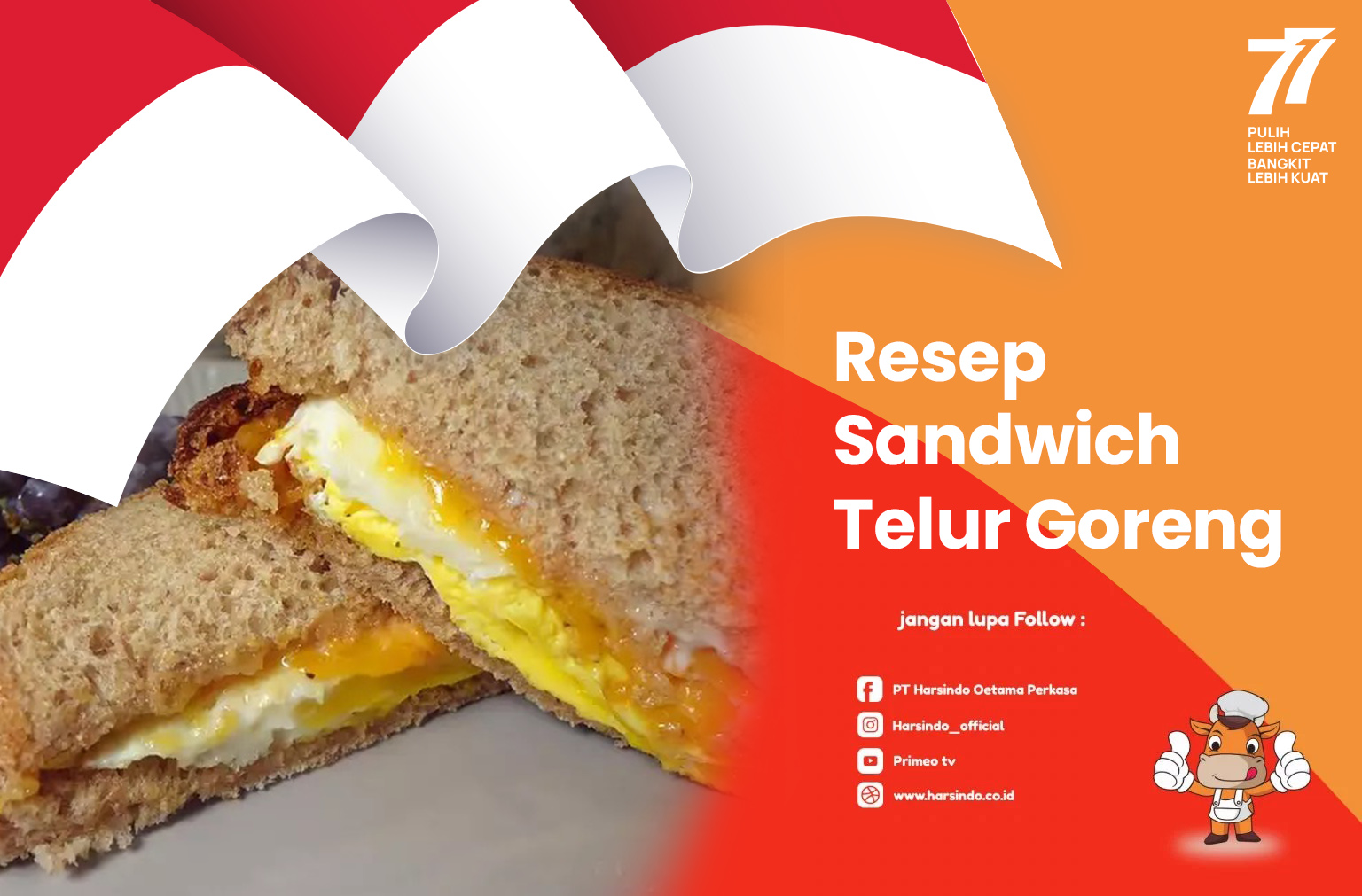 Resep Sandwich Telur Goreng