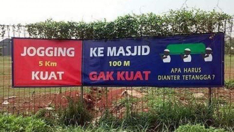 Spanduk Kreatif!! Isinya Bikin Ngakak 