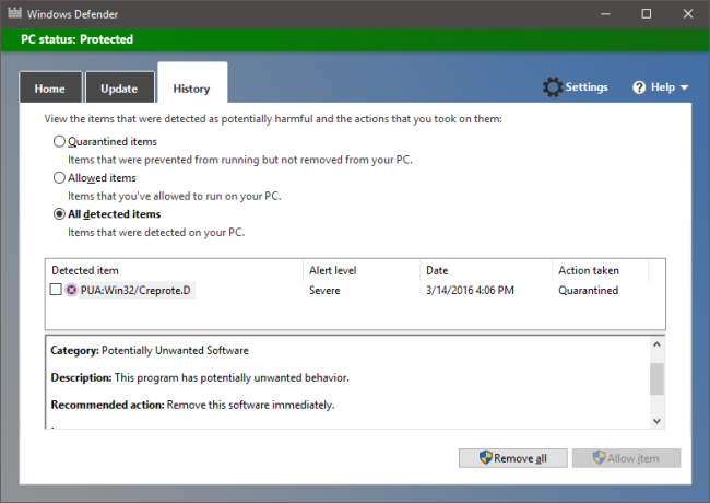 Membuat Windows Defender Agar Bisa Mendeteksi PUP