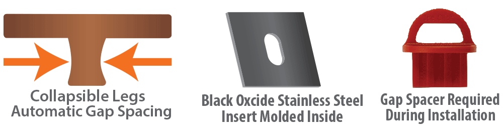 Distributor Ipe Clip Hidden Deck Fastener Install Decking cepat & Mudah