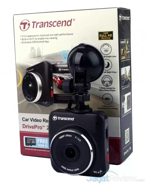 Review Kamera Mobil: Transcend DrivePro 200