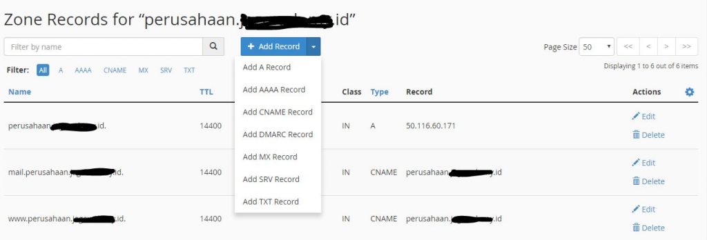 &#91;SHARE&#93;Cara Menambahkan/Mengganti MX Entry di cPanel