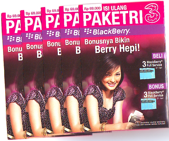 Voucher PakeTri, Internet, SMS, dll